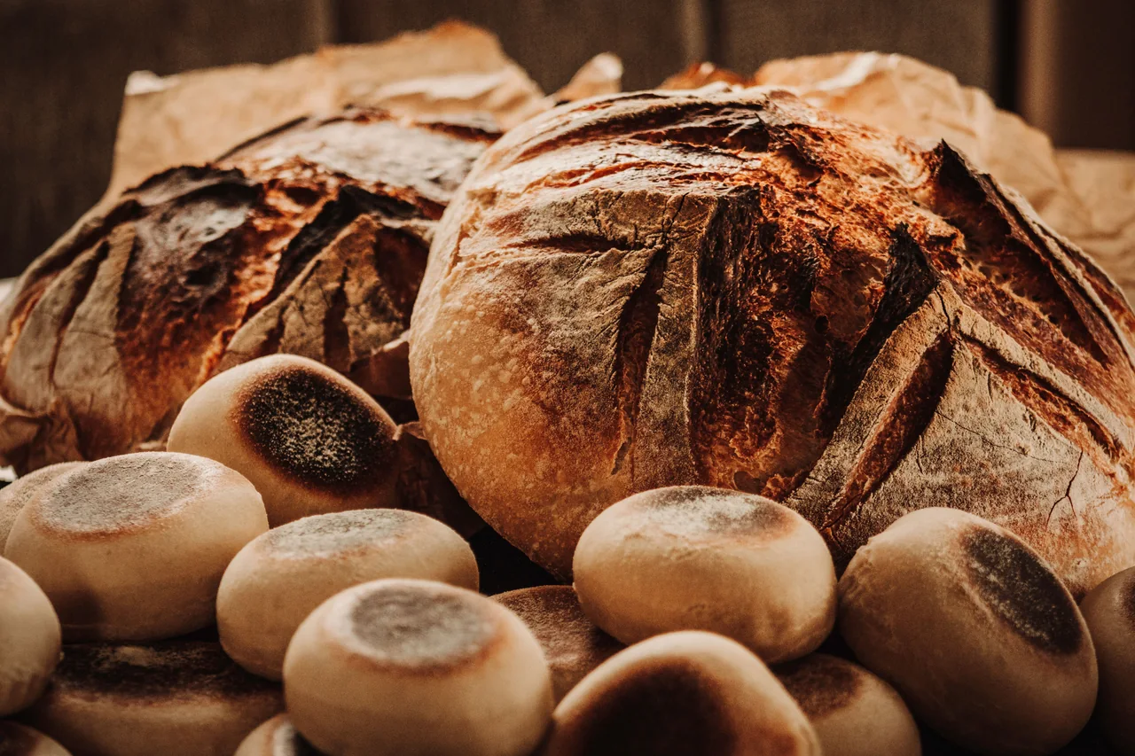 Fresh bread ready to serve